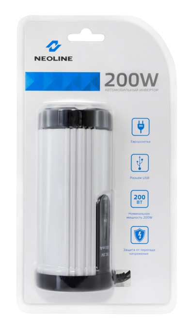 Автоинвертер Neoline 200W 200Вт