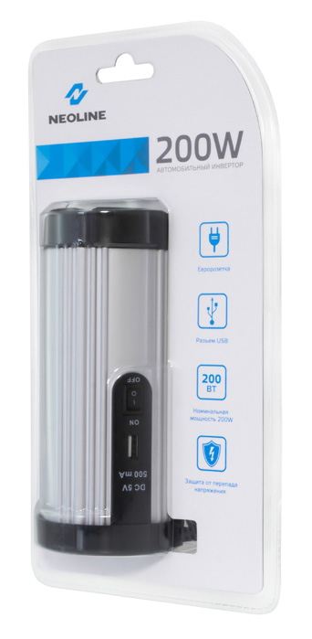 Автоинвертер Neoline 200W 200Вт