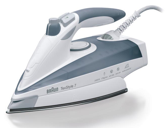 Утюг Braun TexStyle7 TS775TP серый/белый