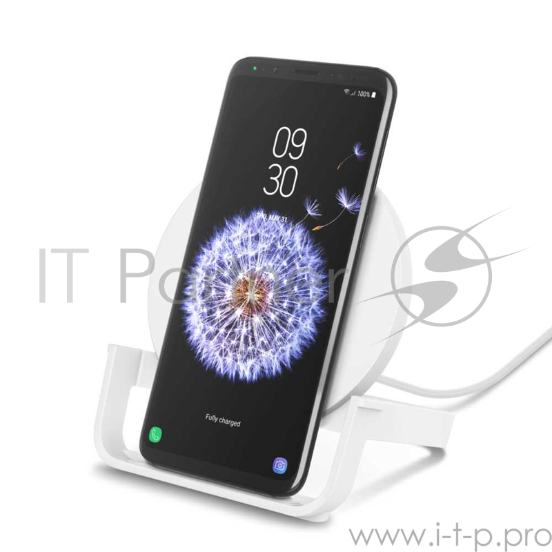 Зарядное устройство Belkin БЗУ Беспроводное BOOSTUP WIRELESS CHARGING STAND,FAST APL SMSG,WHT