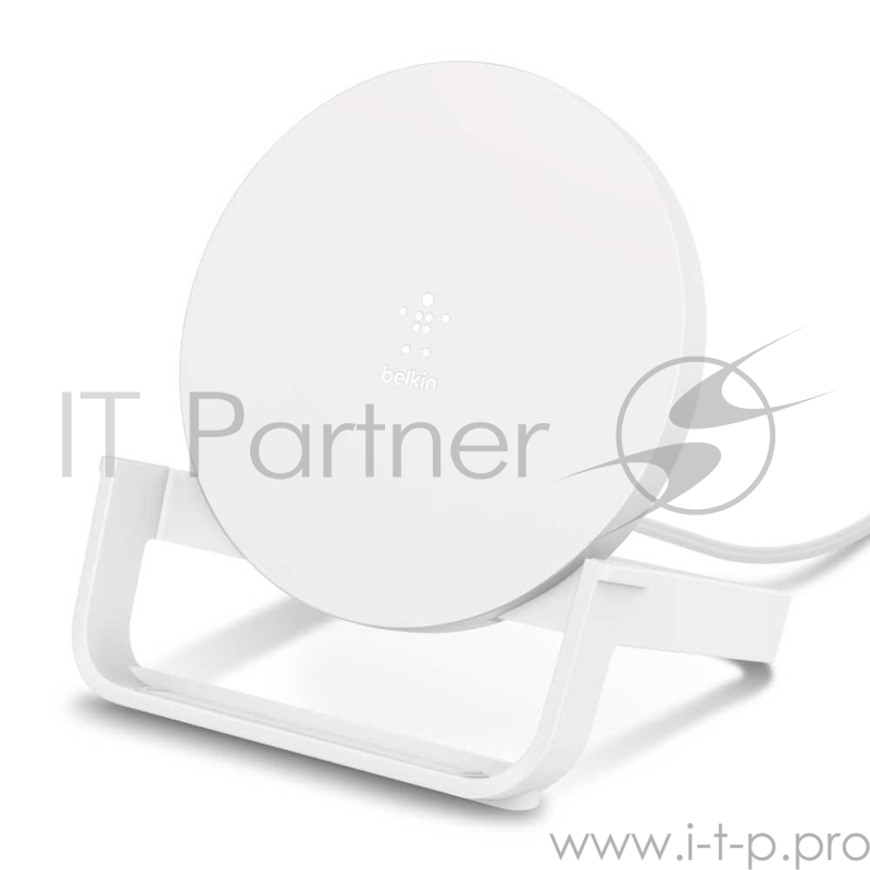 Зарядное устройство Belkin БЗУ Беспроводное BOOSTUP WIRELESS CHARGING STAND,FAST APL SMSG,WHT