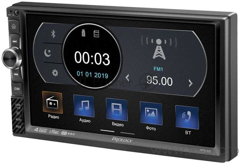 Автомагнитола Prology MPV-310 2DIN 4x55Вт