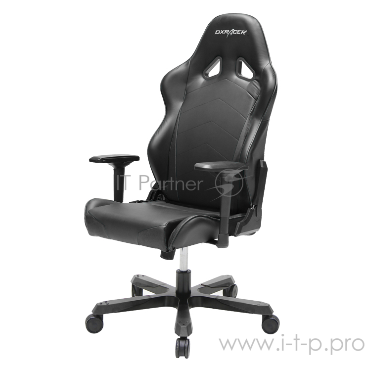 DXRacer Tank Игровое кресло чёрное (OH/TS29/N, экокожа, регулируемый угол наклона, механизм качания)