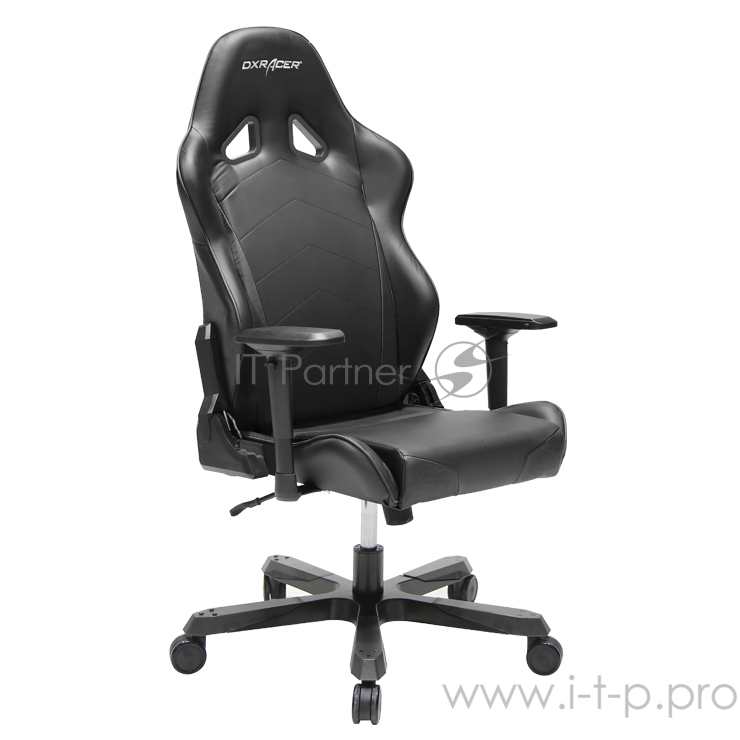 DXRacer Tank Игровое кресло чёрное (OH/TS29/N, экокожа, регулируемый угол наклона, механизм качания)