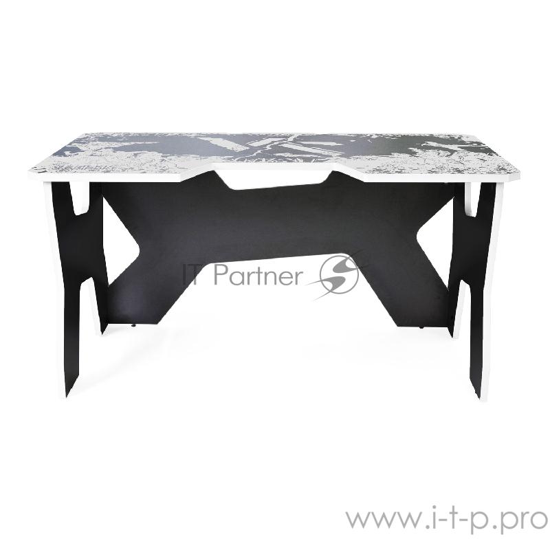 Generic Comfort Gamer2/VS/NW Игровой стол чёрно-белый (ЛДСП Е1,150 x 90 x 75)