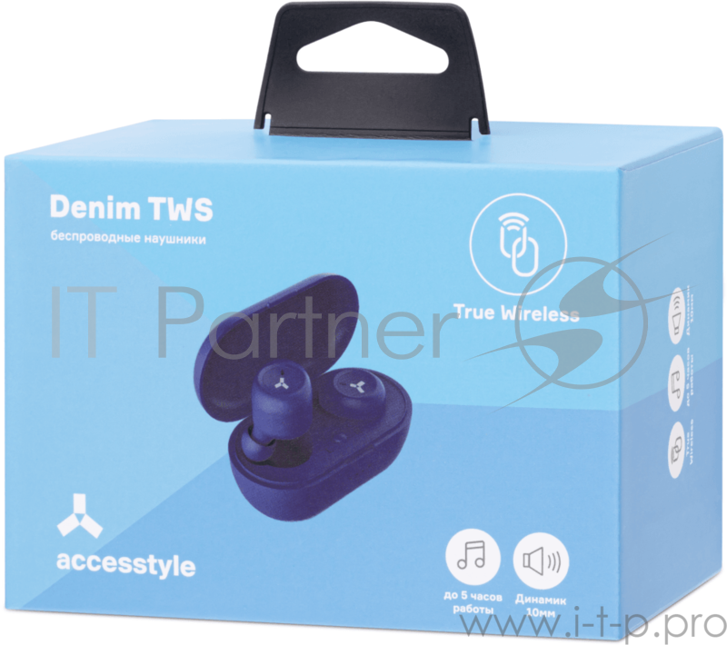 Наушники Accesstyle Беспроводные наушники Accesstyle Denim TWS Blue