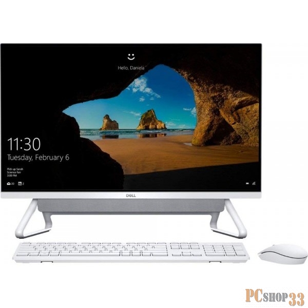 Моноблок Dell Inspiron AIO 7790 27 FullHD IPS AG Non-Touch, Core i7-10510U, 16Gb, 256GB SSD Boot Drive + 1TB, GF MX110 (2GB GDDR5), 2YW, Win10Pro, Silver Pafilia-X Stand, Wi-Fi/BT, KB&Mouse