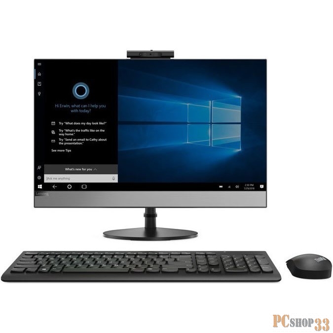 Моноблок Lenovo V530-24ICB All-In-One 23,8 i3-9100T 8Gb 1TB Int. DVD±RW AC+BT USB KB&Mouse Win 10_P64-RUS 1Y OnSite