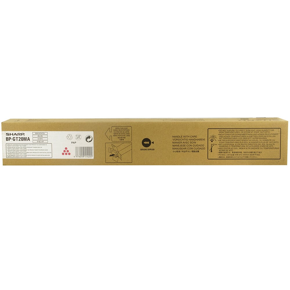 Тонер-картридж Sharp BPGT20MA пурпурный 10 000 страниц
