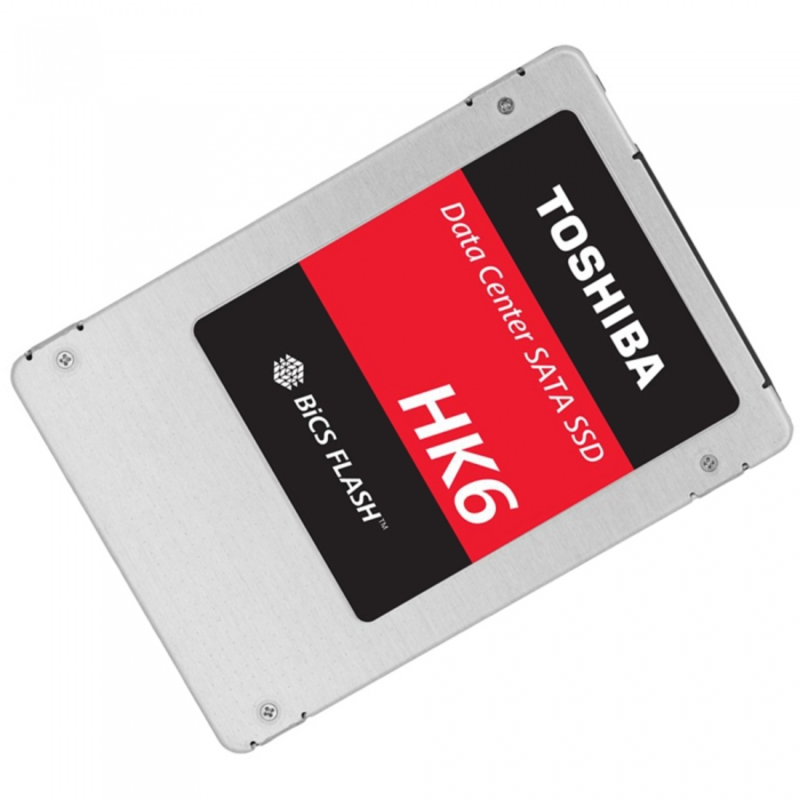 2.5 1920GB KIOXIA (Toshiba) HK6-V Enterprise SSD KHK61VSE1T92 SATA 6Gb/s, 550/530, IOPS 84/55K, MTBF 2M, TLC, 3DWPD, Bulk