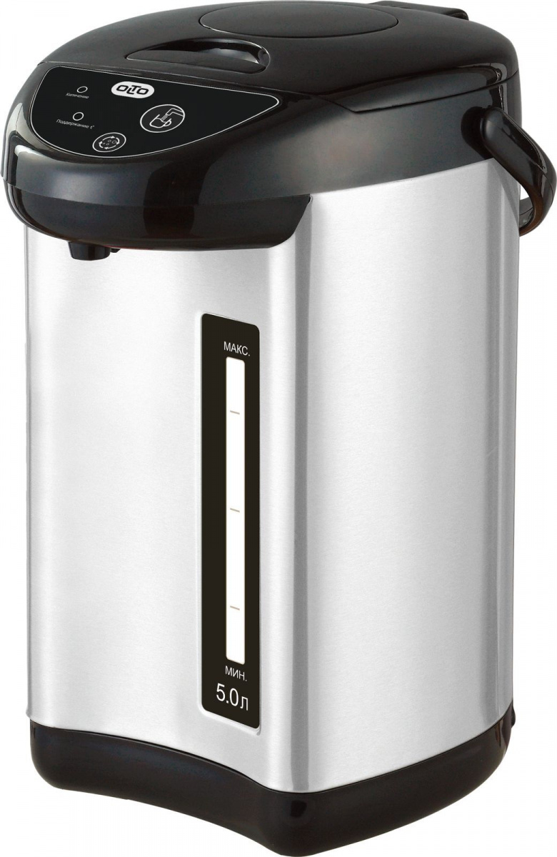 Термопот OLTO TP-5001, 5 литров, 750 Вт., корпус - пластик/нерж. сталь, колба - нерж. сталь