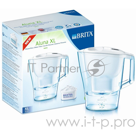 Фильтр для воды BRITA ALUNA COOL белый (2,4 л) (уп-ка 4шт)