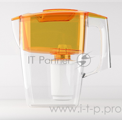 Фильтр-кувшин Гейзер Альфа оранжевый 62047 (в уп. 12 шт)