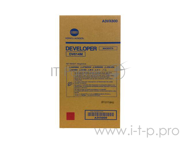 Девелопер Konica-Minolta bizhub PRESS C1060/C1060L/C1070/C1070P красный DV-614M