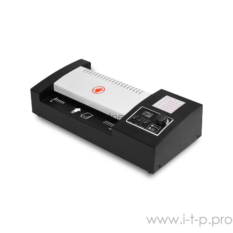 Ламинатор ГЕЛЕОС ЛМ A4-4R Ламинатор ГЕЛЕОС ЛМ A4-4R, А4, 2х250 (пленка 60-250мкм), 660 мм/мин, 4 вала, реверс, металл. корпус, мах толщина 2мм