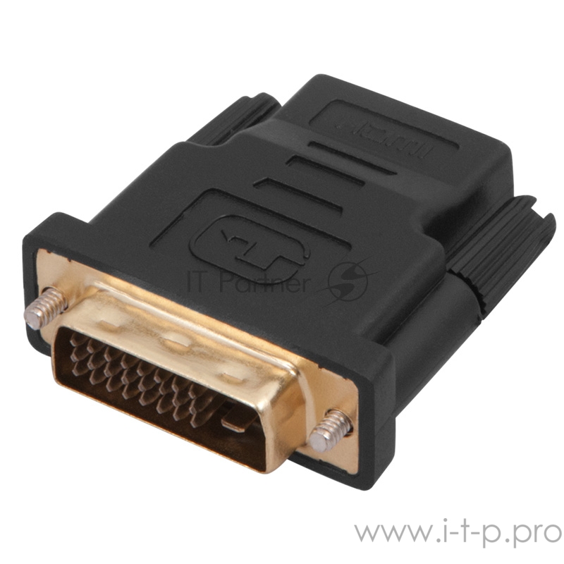Переходник Rexant (17-6811) ПЕРЕХОДНИК шт.DVI - гн.HDMI GOLD