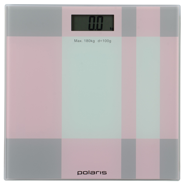 Весы напольные Polaris PWS 1849DG серый/розовый