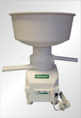 Сепаратор молока Сибирь-3, производ. 60 л/час, 5,5л, с регулятором оборотов 9000-12500 об/мин, асинхронный двигатель