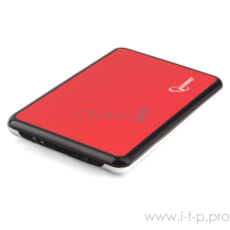 Внешний корпус 2.5 Gembird EE2-U3S-61, красный металлик, USB 3.0, SATA, нержавеющая сталь