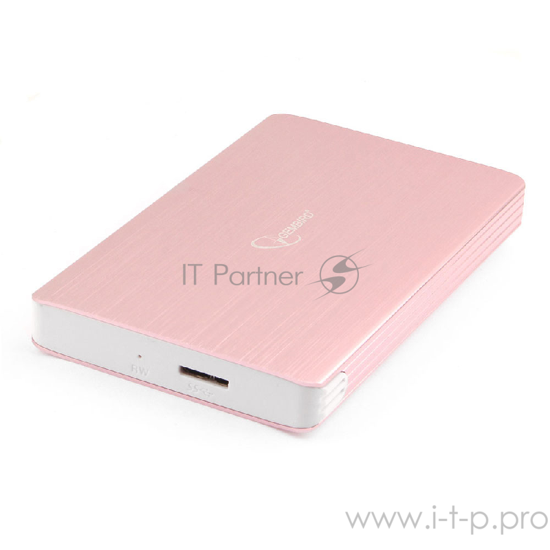 Внешний корпус 2.5 Gembird EE2-U3S-65, розовое золото, USB 3.0, SATA, алюминий