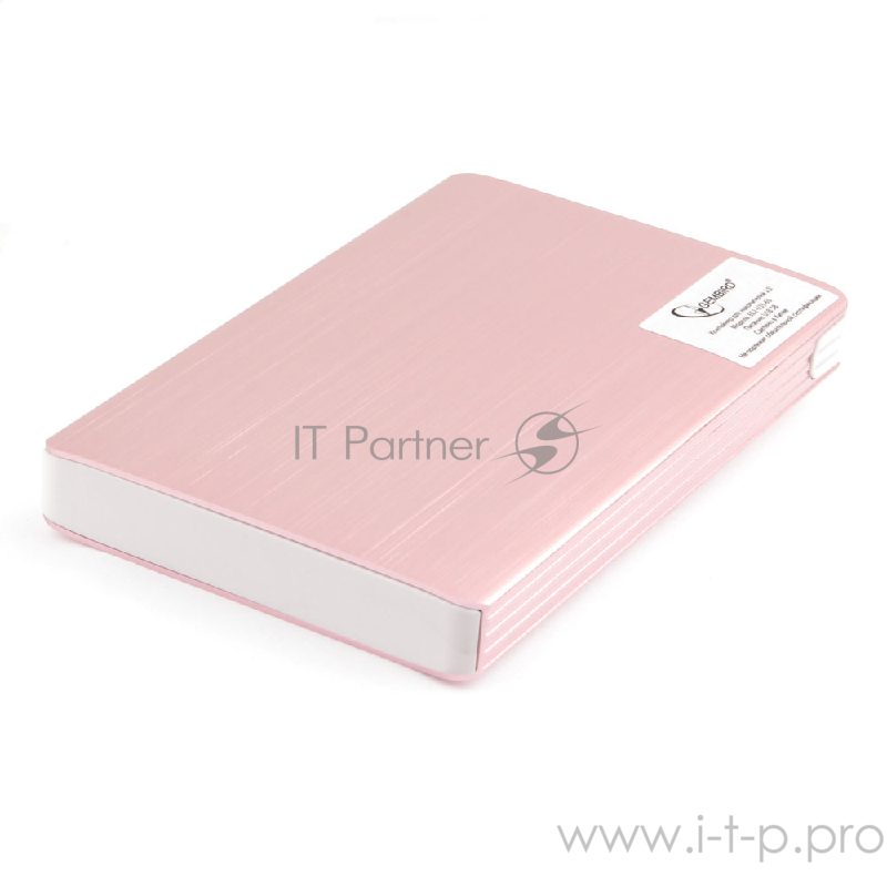 Внешний корпус 2.5 Gembird EE2-U3S-65, розовое золото, USB 3.0, SATA, алюминий