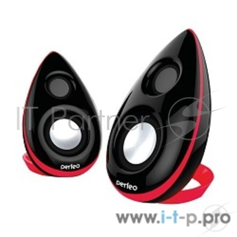 Колонки Perfeo колонки Rocket 2.0, мощность 2х3 Вт (RMS), чёрн, USB (PF-1961-B) PF-4357