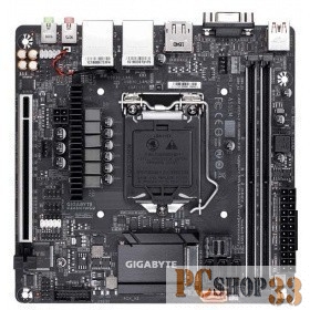 Материнская плата Gigabyte C246N-WU2, Socket 1151, Intel®C246, 2xDDR4-2666, D-SUB+HDMI+DP, 1xPCI-Ex16, 4xSATA3(RAID 0,1,5,10), 1xMiniSAS, 1xM.2, 8 Ch Audio, 2xGLan, (5+2)xUSB3.1, 1xUSB 3.1 Type-C™, Mini-ITX, RTL {}