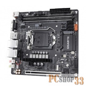 Материнская плата Gigabyte C246N-WU2, Socket 1151, Intel®C246, 2xDDR4-2666, D-SUB+HDMI+DP, 1xPCI-Ex16, 4xSATA3(RAID 0,1,5,10), 1xMiniSAS, 1xM.2, 8 Ch Audio, 2xGLan, (5+2)xUSB3.1, 1xUSB 3.1 Type-C™, Mini-ITX, RTL {}