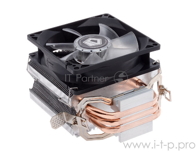 Кулер ID-COOLING SE-913-R PWM LGA1150/51/55/56/775/FM2/+/FM1 TDP 130W, PWM, 3 тепл.трубки прямого контакта, FAN 92mm, Red LED) RET