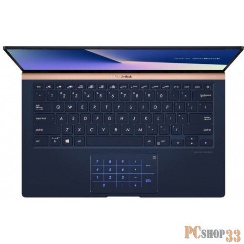 Ноутбук ASUS Zenbook 14 UX433FAC-A5113R Core i7-10510U/16Gb/512GB SSD/Intel UHD 620/14FHD IPS AG (1920x1080)Cam infra 3D/Windows 10 Pro/Illum KB/1,1kg/Silver/War 2Y