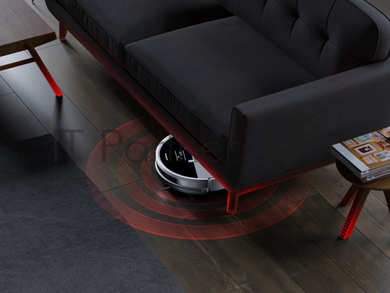 Пылесос-робот Polaris PVCR 0930 25Вт черный/серебристый