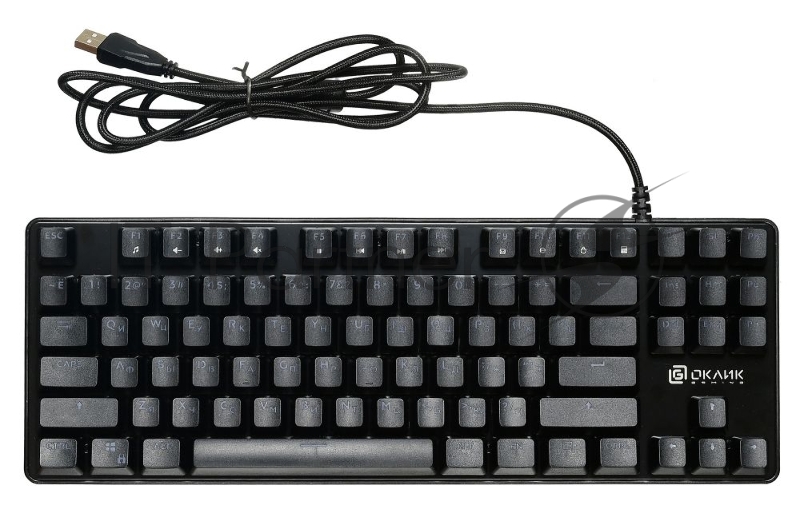 Клавиатура Oklick 960G механическая черный USB Multimedia Gamer