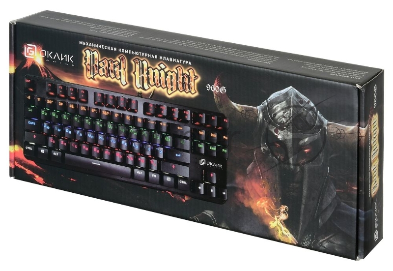 Клавиатура Oklick 960G механическая черный USB Multimedia Gamer
