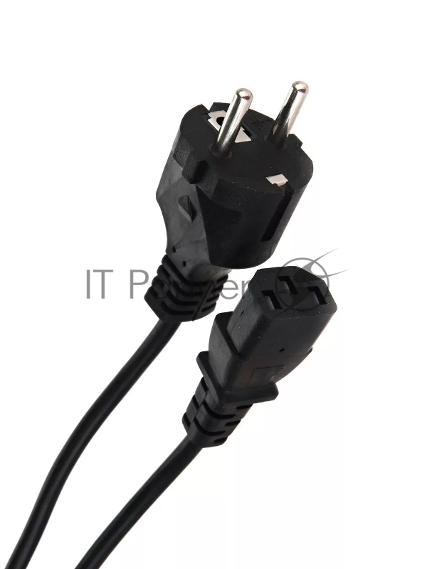 Кабель Telecom Кабель (TE021-CU0.75-3M) компьютер - розетка 220V (EURO) 3м, 3G0,75mm медь