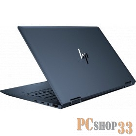 Ноутбук HP Elite Dragonfly Core i7-8565U 1.8GHz,13.3 FHD (1920x1080) IPS Touch 400cd GG5 BV,16Gb LPDDR3-2133 Total,512Gb QLC SSD+32Gb Intel Optane,38Wh,FPS,B&O Audio,0.99kg,3y,Blue,Win10Pro