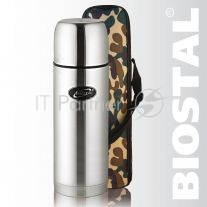 Термос BIOSTAL-ОХОТА с узкой горловиной, в чехле,1,2 л.