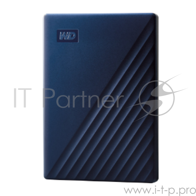 Накопитель на жестком магнитном диске WD Внешний жёсткий диск WD My Passport for Mac WDBA2F0040BBL-WESN 4TB 2,5 USB 3.0 blue (D8B)