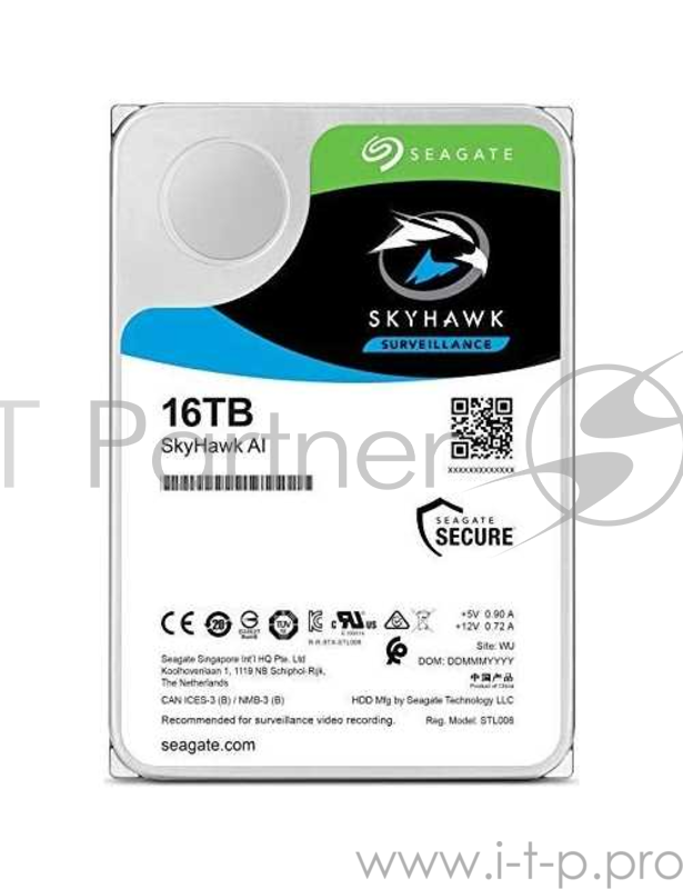 Жесткий диск SATA 16TB 7200RPM 6GB/S 256MB ST16000VE000 SEAGATE