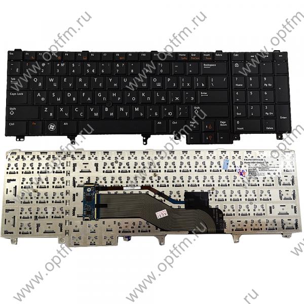 Клавиатура ноутбука Dell Latitude E6520 черный