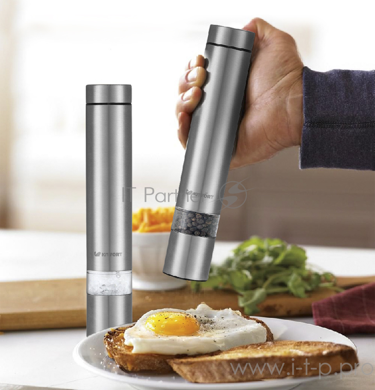 Мельница для специй Kitfort Материал металл. Комплектация 2 шт.