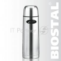 БИОСТАЛЬ NB-750 0,75л.(Термос с узкой горловиной, 2 пробки (пробка с кнопкой и пробка без кнопки) 0.8 л.