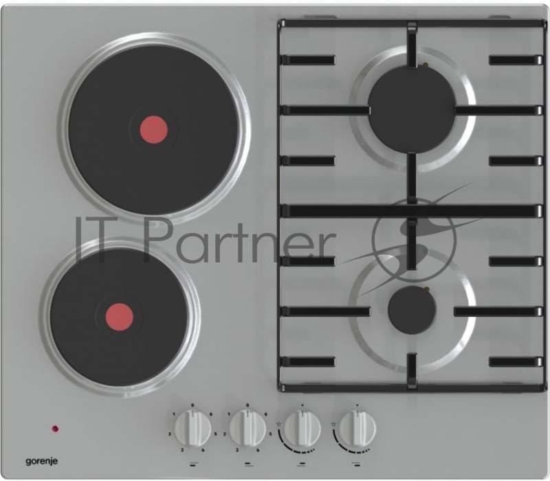 Комбинированная варочная поверхность Gorenje GE690X нержавеющая сталь