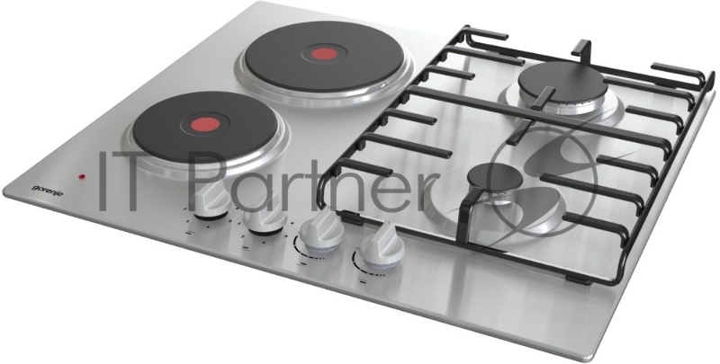 Комбинированная варочная поверхность Gorenje GE690X нержавеющая сталь