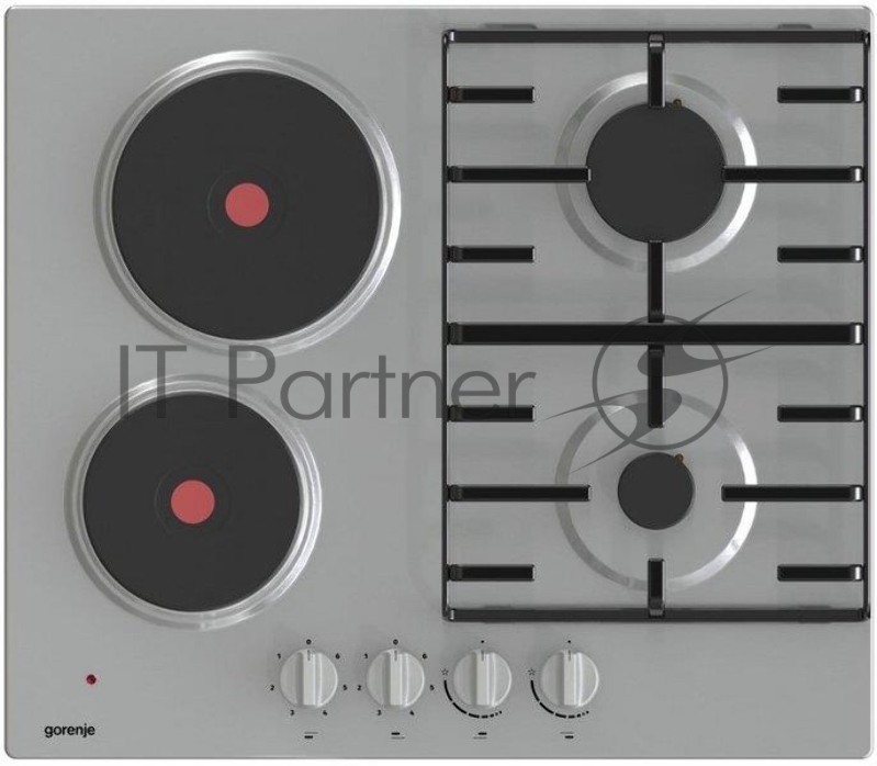 Комбинированная варочная поверхность Gorenje GE690X нержавеющая сталь