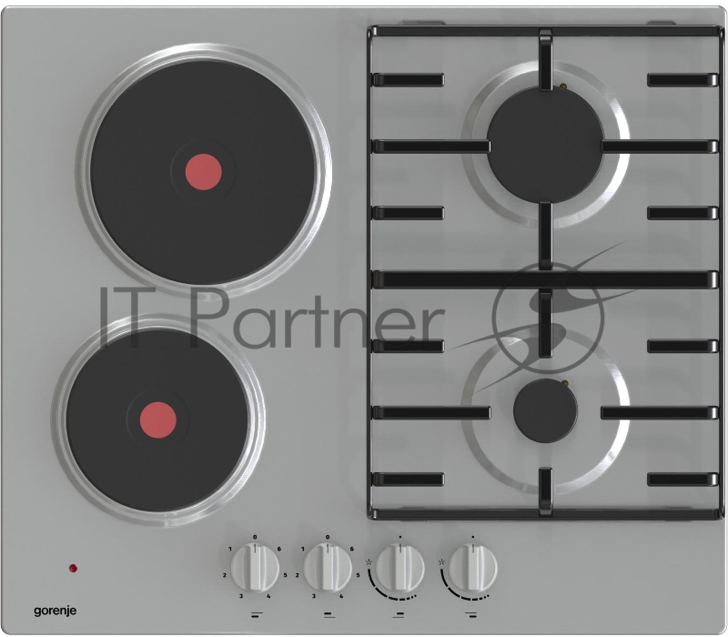 Комбинированная варочная поверхность Gorenje GE690X нержавеющая сталь
