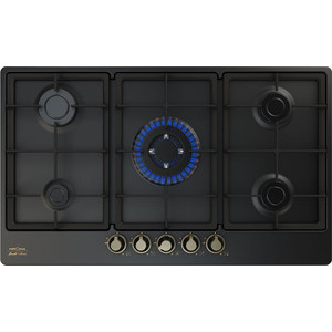 Газовая варочная поверхность KRONA NOVANTA 90 AN Тип поверхности: газовая независимая, Ширина (см): 90, Экспресс-конфорка: есть, Тройное пламя, Количество зон нагрева: 5, Управление: поворотные переключатели, Расположение управления: спереди, Цвет:
