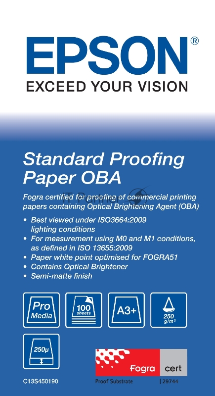 Standard Proofing Paper OBA DIN A3+ 100 Sh