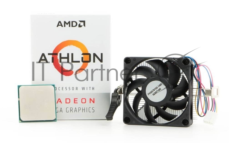 Процессор AMD CPU Desktop 2C/4T Athlon 3000G (3.5GHz,5MB,35W,AM4) box, with Radeon Vega 3 Graphics