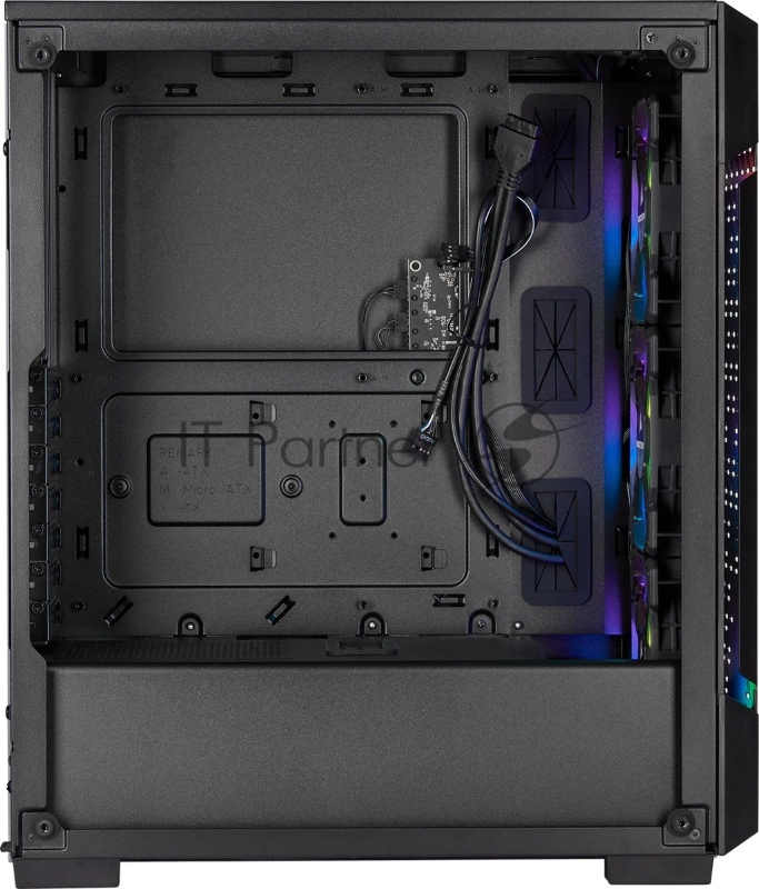 iCUE 220T RGB CC-9011173-WW Airflow Tempered Glass Mid-Tower Smart Case — Black