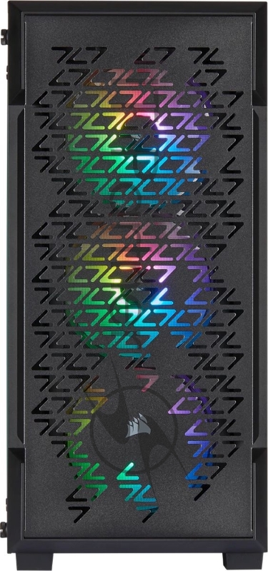 iCUE 220T RGB CC-9011173-WW Airflow Tempered Glass Mid-Tower Smart Case — Black